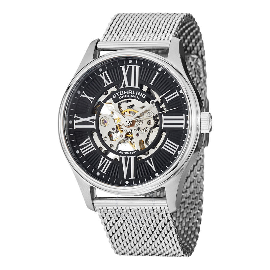 Stuhrling Original Legacy Automatic Black Dial Men's Watch M16871 - Dawson Watches