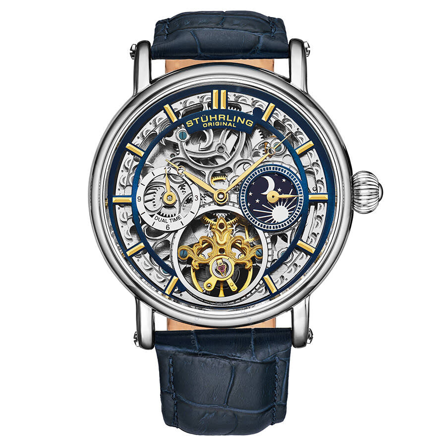 Stuhrling Original Legacy Automatic Blue Dial Men's Watch M13582 - Dawson Watches