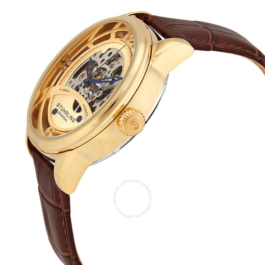 Stuhrling Original Legacy Automatic Gold Dial Men's Watch M16238 - Dawson Watches #2