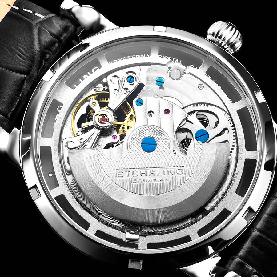 Stuhrling Original Legacy Automatic Silver Dial Men's Watch M13541#M13541 - Dawson Watches #7
