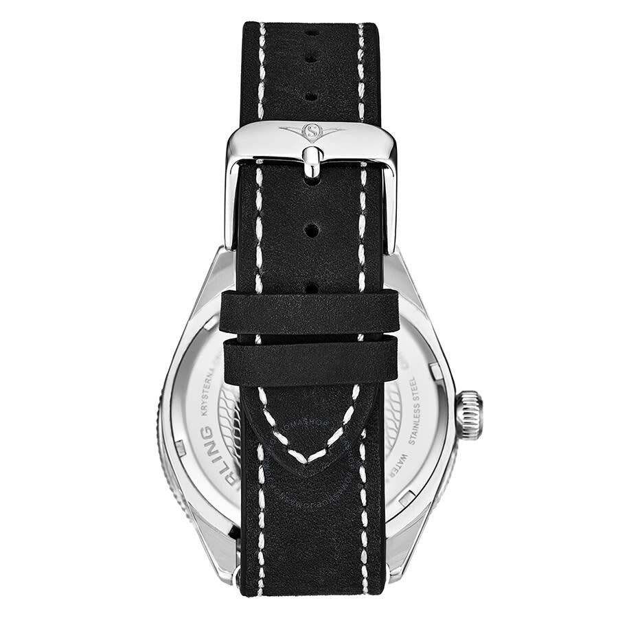 Stuhrling Original Monaco Quartz Black Dial Men's Watch M13669 - Dawson Watches #2