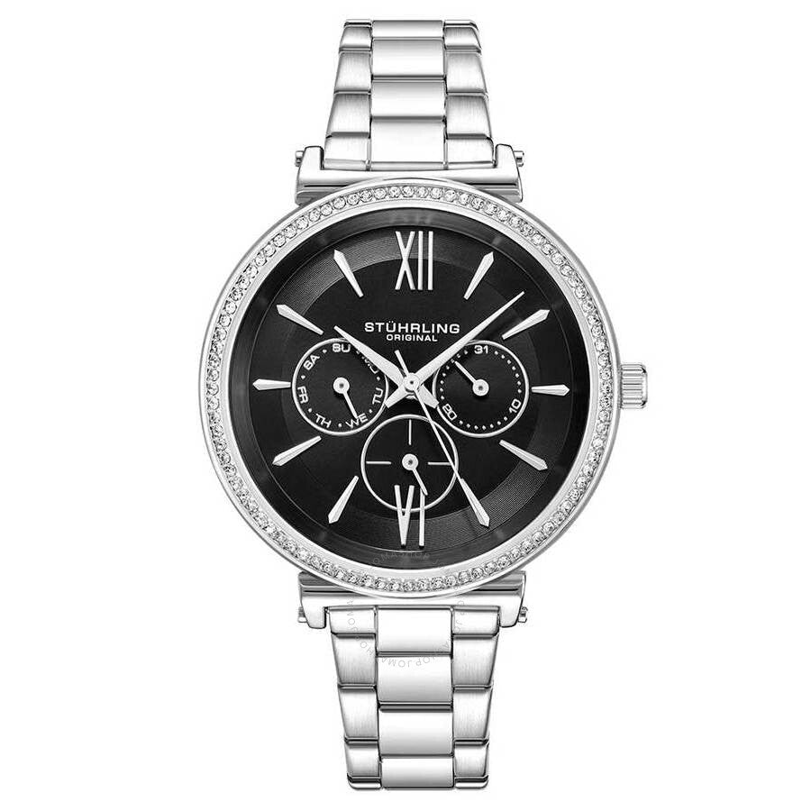 Stuhrling Original Symphony Black Dial Ladies Watch M15624 - Dawson Watches