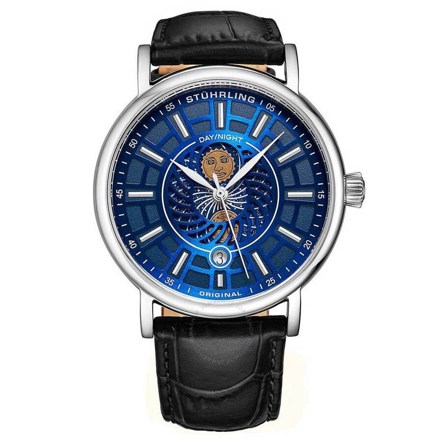 Stuhrling Original Symphony Blue Dial Men's Watch M15532 - Dawson Watches