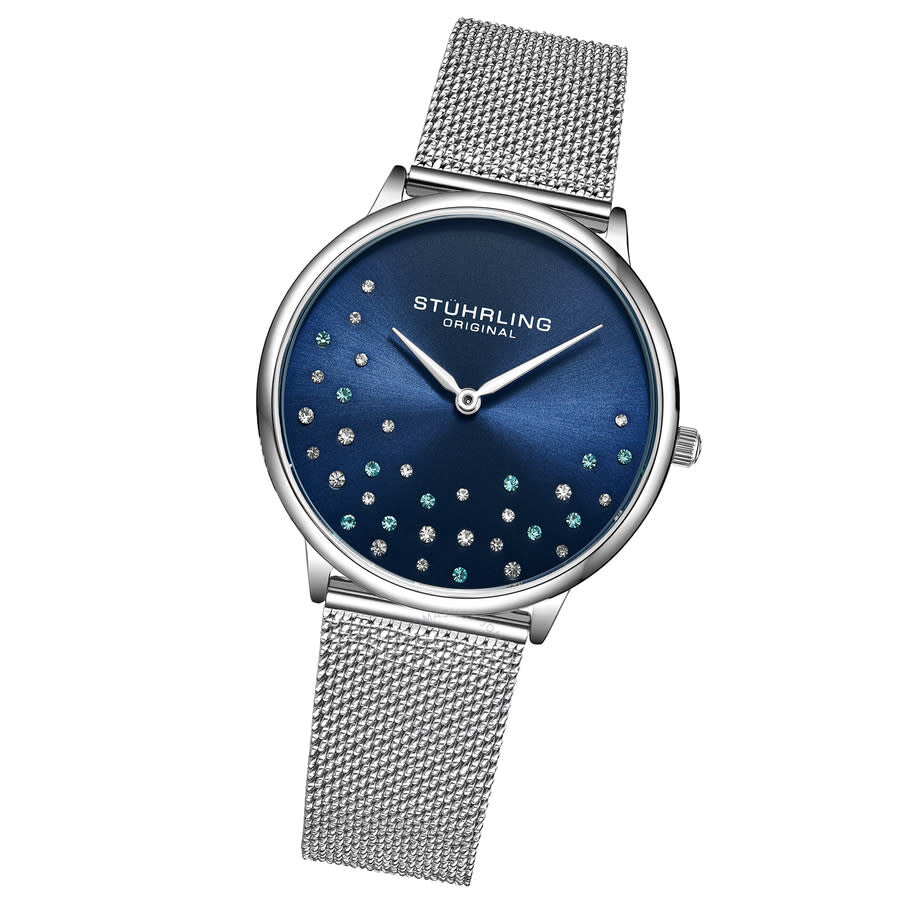 Stuhrling Original Symphony Quartz Blue Dial Ladies Watch M16778 - Dawson Watches #2