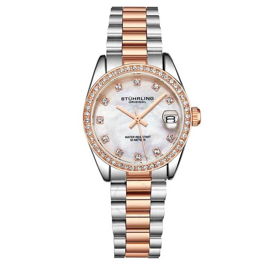 Stuhrling Original Vogue Silver Dial Ladies Watch M15948 - Dawson Watches