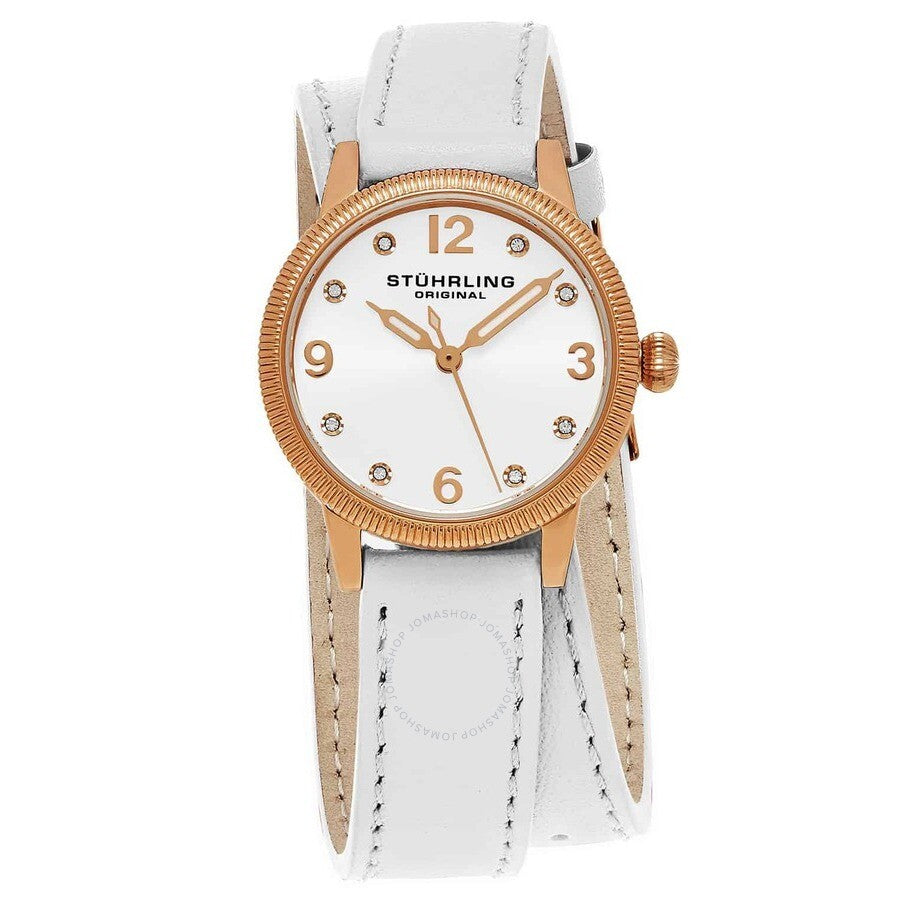 Stuhrling Original Vogue White Dial Ladies Watch M15358 - Dawson Watches