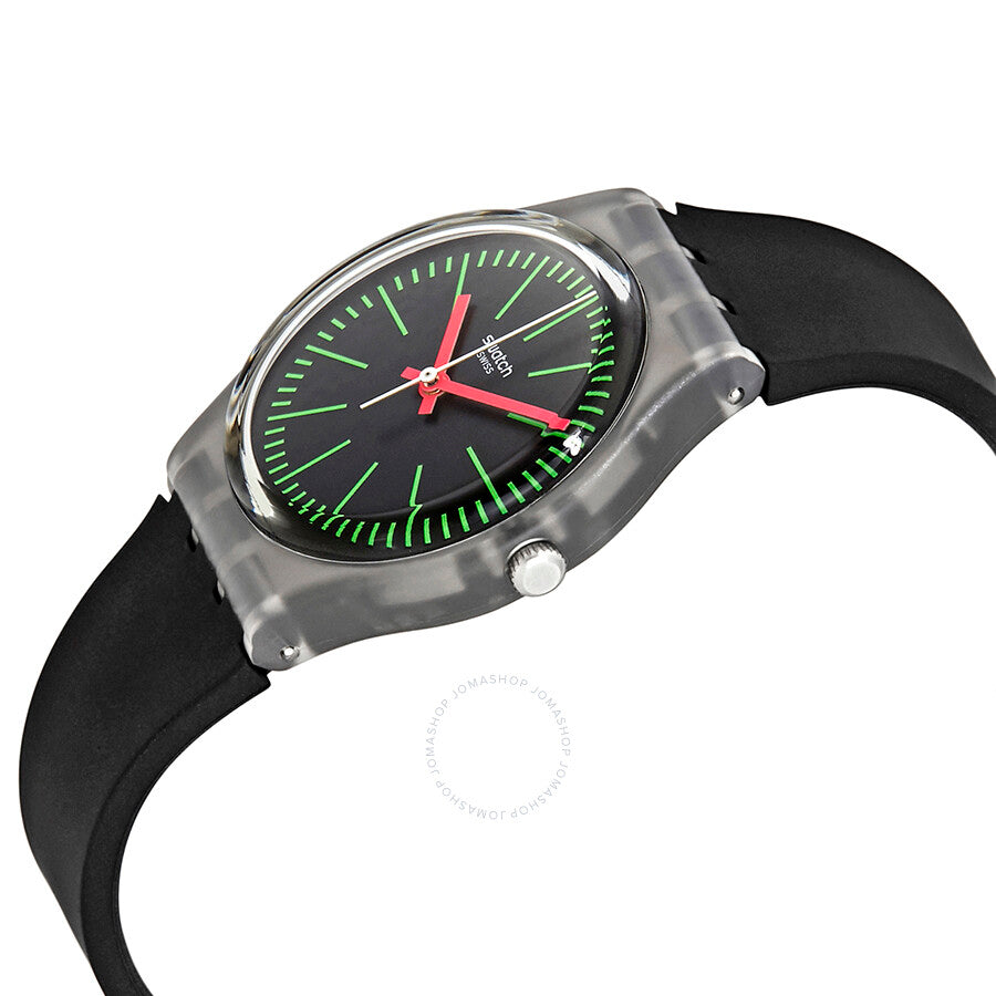Swatch Fluo Loopy Black Dial Ladies Watch GM189 - Dawson Watches #2