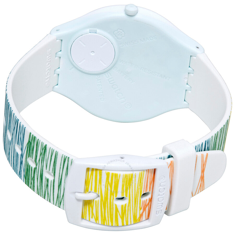 Swatch Skinesquisse White Dial Ladies Watch SVOW103 - Dawson Watches #3