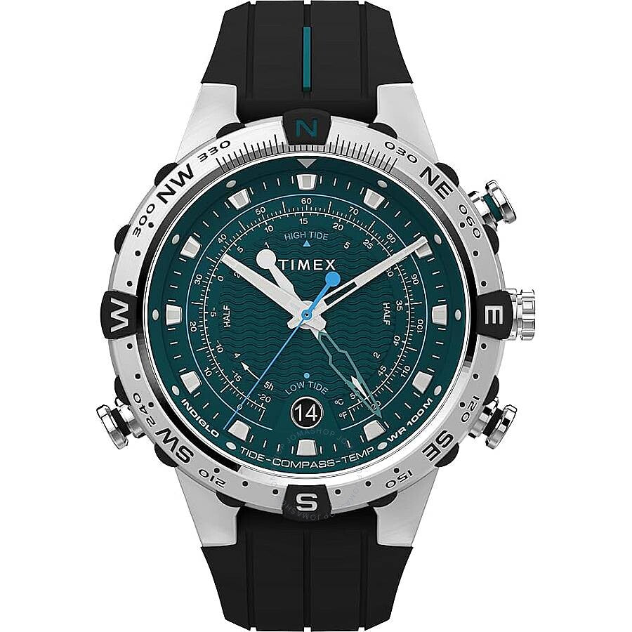Timex Expedition Tide-Temp-Compass Quartz Green Dial Men's Watch TW2W24200JR - Dawson Watches