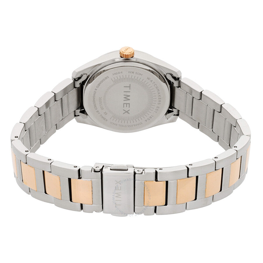 Timex Highview Quartz Silver Dial Two-Tone Ladies Watch TW2V26500 - Dawson Watches #3