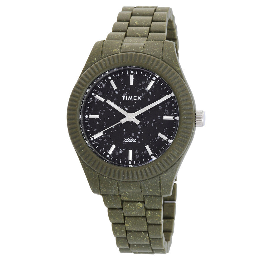 Timex Legacy Ocean Quartz Black Dial Men's Watch TW2V77100JR - Dawson Watches