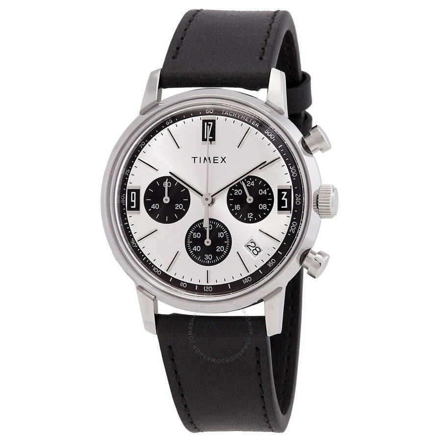 Timex Marlin Chronograph Quartz Silver Dial Men's Watch TW2W10300 - Dawson Watches
