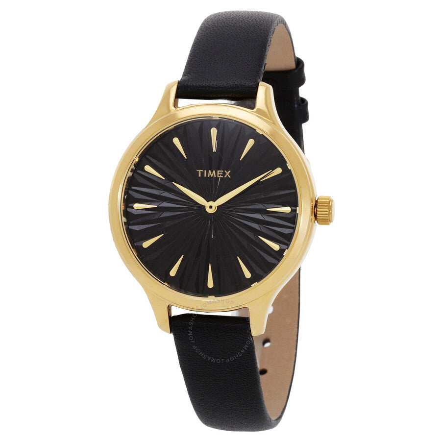 Timex Peyton Quartz Black Dial Ladies Watch TW2V06600VQ - Dawson Watches
