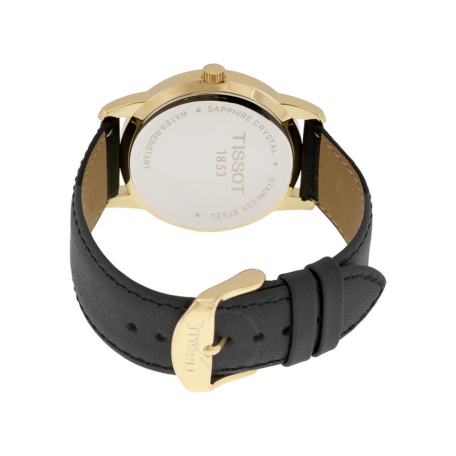 Tissot Classic Dream Black Dial  Black Leather Men's T0334103605101 - Dawson Watches #3