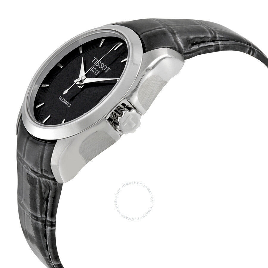 Tissot Couturier Automatic Black Dial Ladies Watch T0352071605100 - Dawson Watches #2