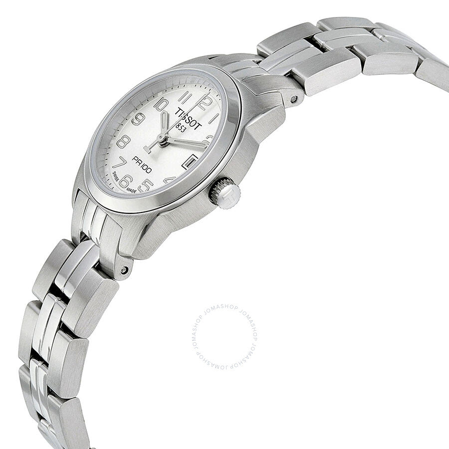 Tissot PR100 Silver DIal Stainless Steel Ladies Watch T0492101103200 - Dawson Watches #2