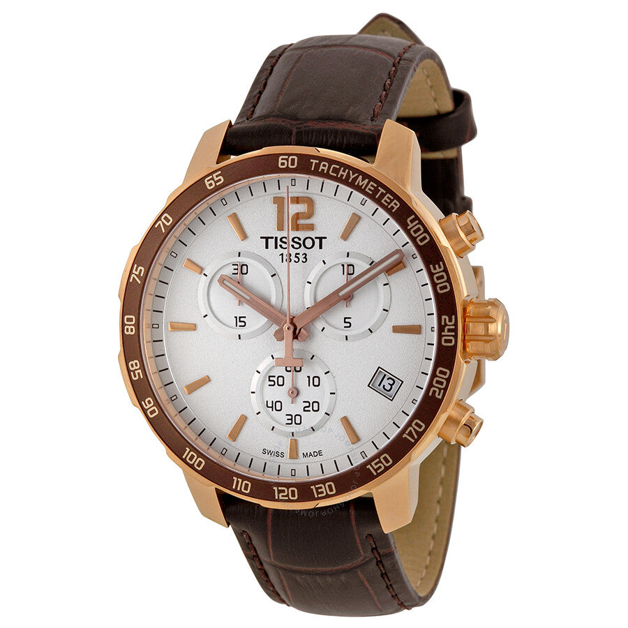 Tissot Quickster Chronograph White Dial Men's Watch T0954173603700 - Dawson Watches