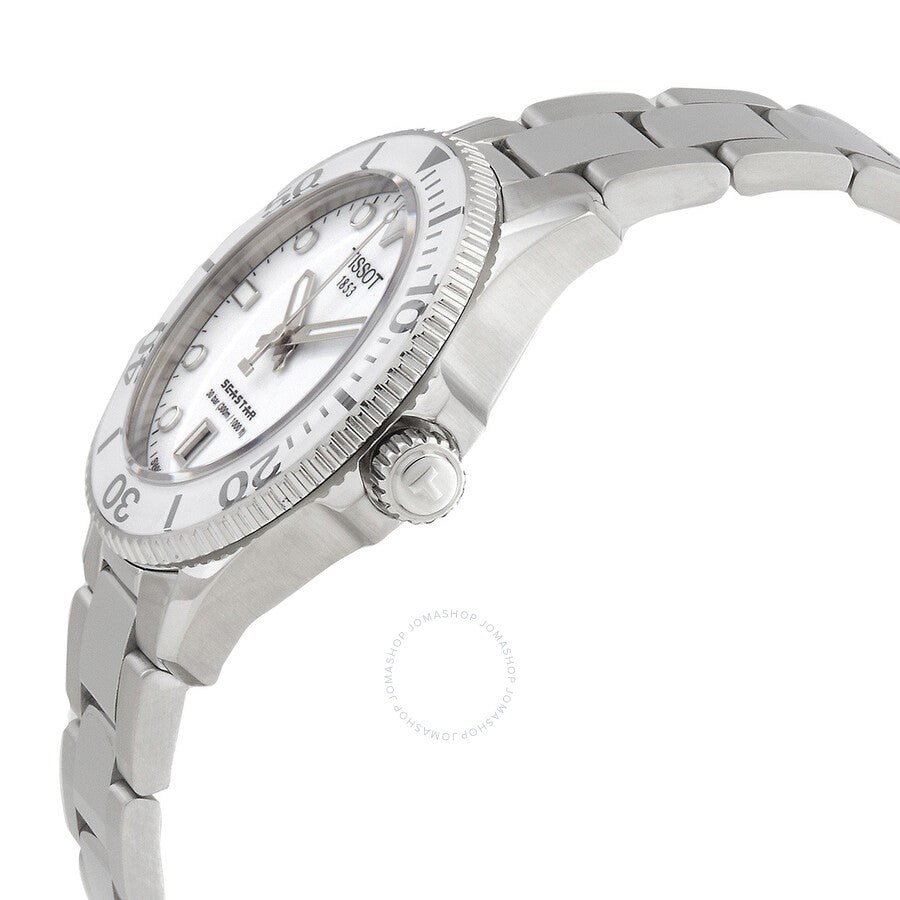 Tissot Seastar Quartz White Dial Men's Watch T120.210.11.011.00 - Dawson Watches #2