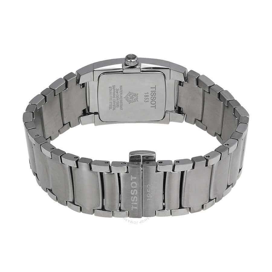 Tissot T10 Black Dial Matte Stainless Steel Ladies Watch T073.310.11.057.01 - Dawson Watches #3