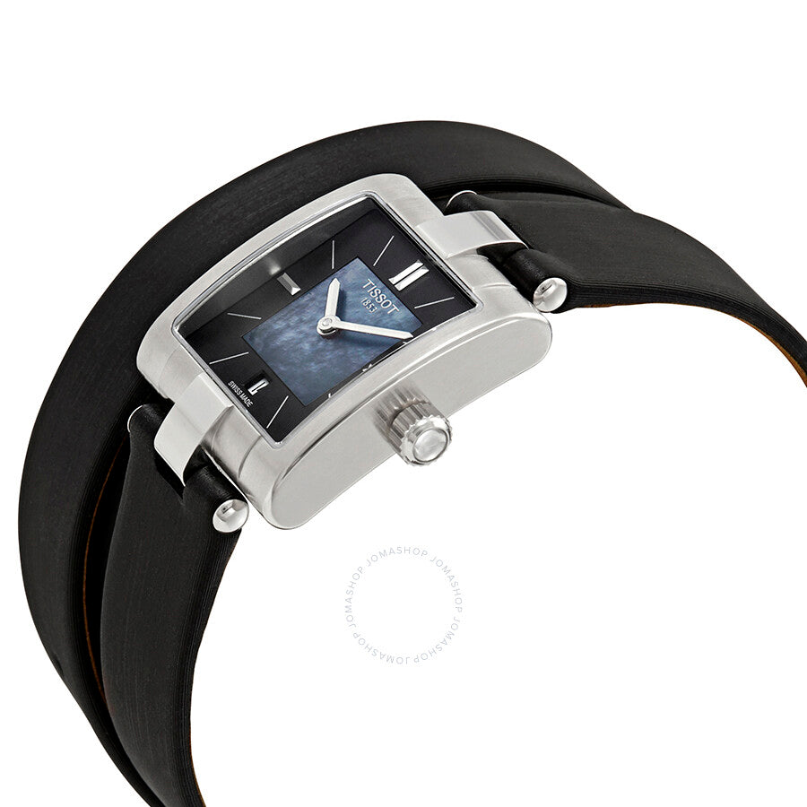 Tissot T-Collection Black Mother of Pearl Dial Ladies Watch T090.310.17.051.00 - Dawson Watches #2