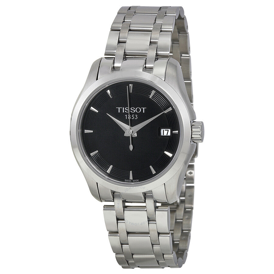 Tissot T-Trend Couturier Black Dial Ladies Watch T0352101105100 - Dawson Watches