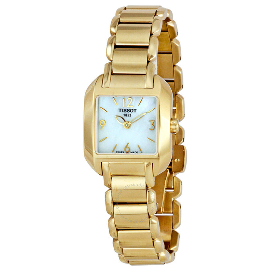 Tissot T-Wave White Mother of Pearl Dial Ladies Watch T02.5.285.82 - Dawson Watches