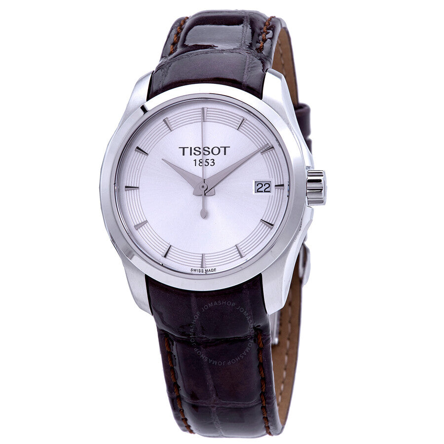 Tissot T-Classic Couturier Quartz Silver Dial Ladies Watch T035.210.16.031.03 - Dawson Watches