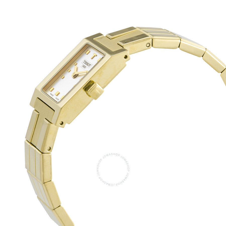 Tissot T-Trend Quartz White Dial Ladies Watch T04.5.165.31 - Dawson Watches #2