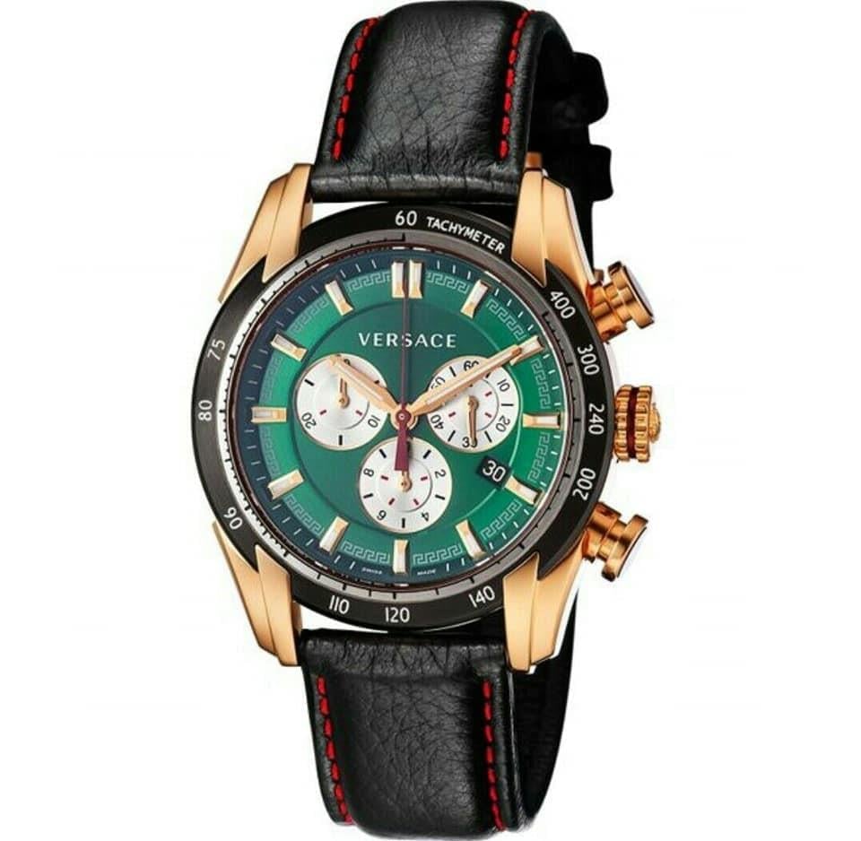 Versave V-Ray Chronograph Green Dial Men’s Watch VDB050014 - Watch